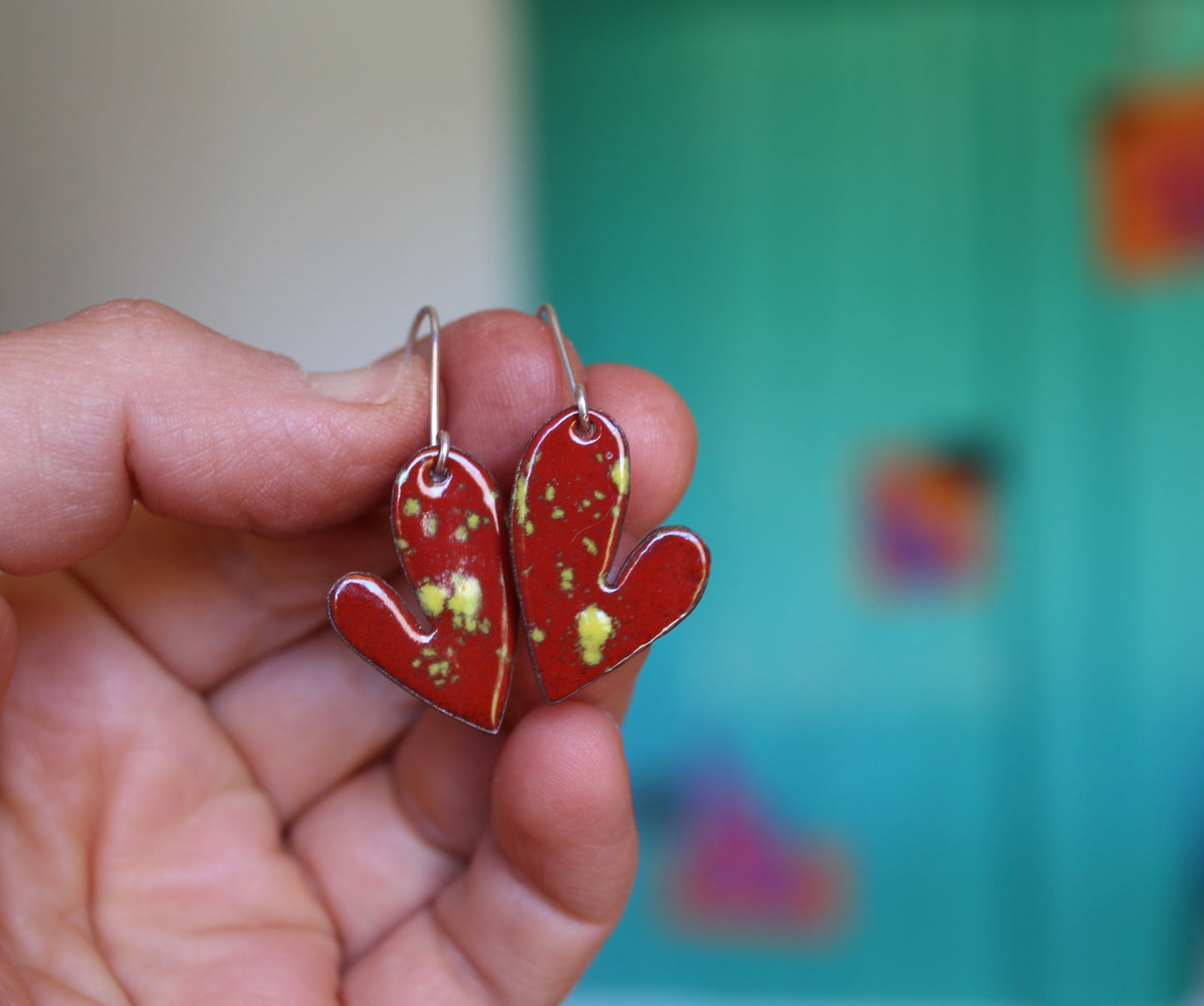 Aros corazón pequeño