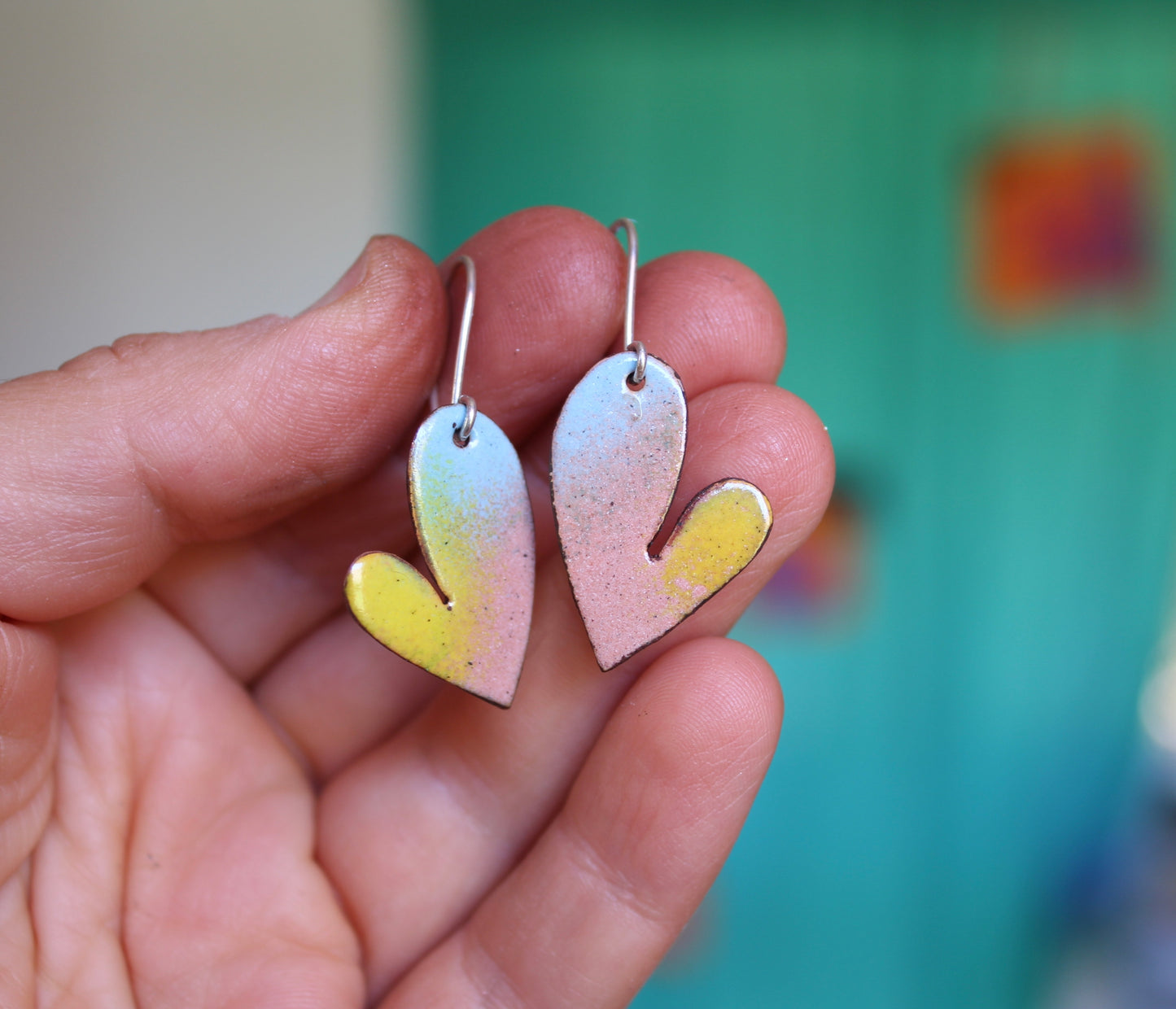 Aros corazón pequeño