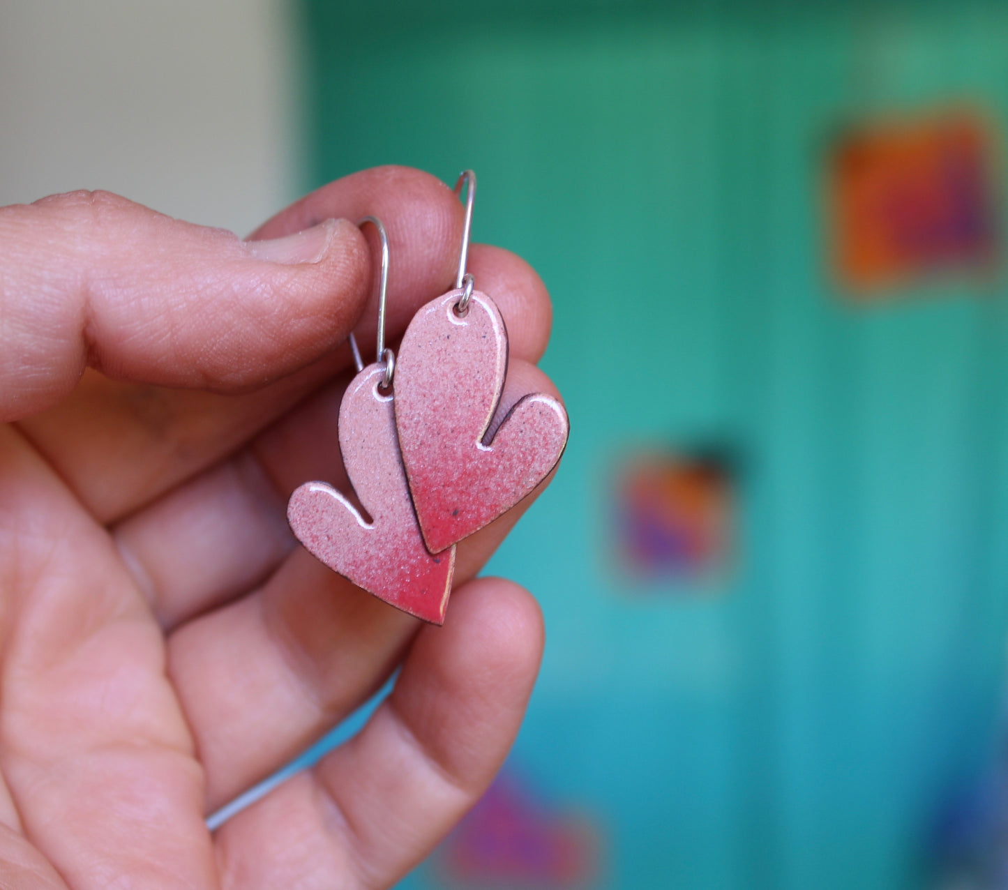 Aros corazón pequeño