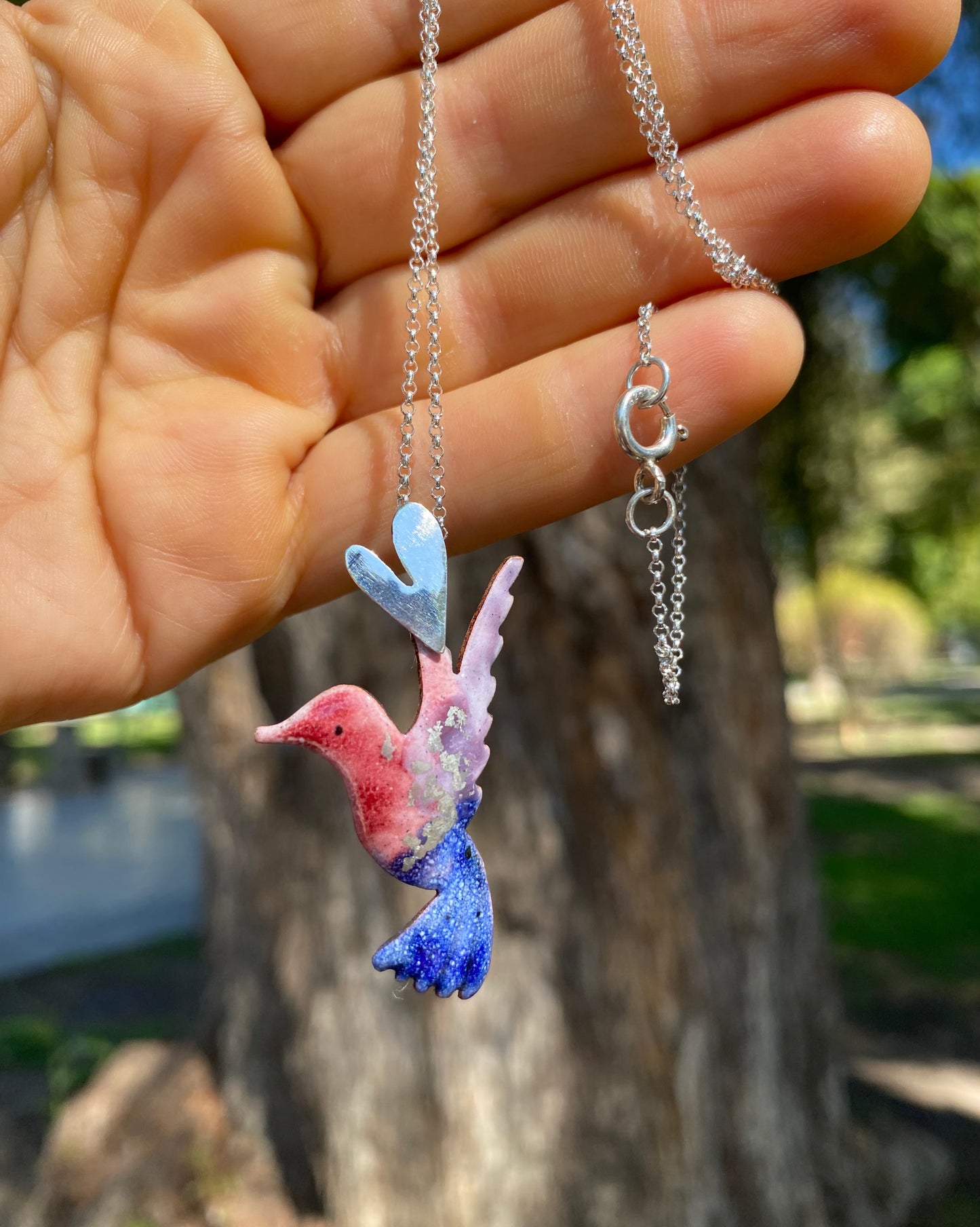 Collar colibrí