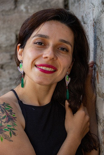 Aros corazón y piedras