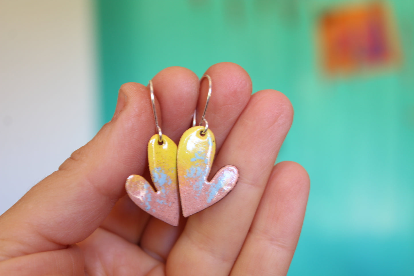 Aros corazón pequeño