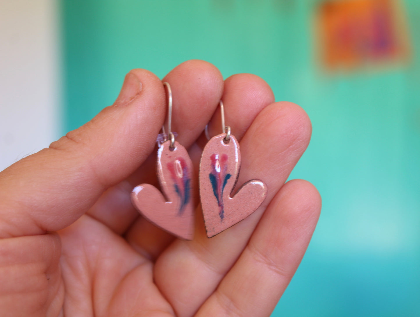 Aros corazón pequeño