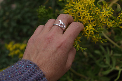 Anillo Zorrito de Plata 950