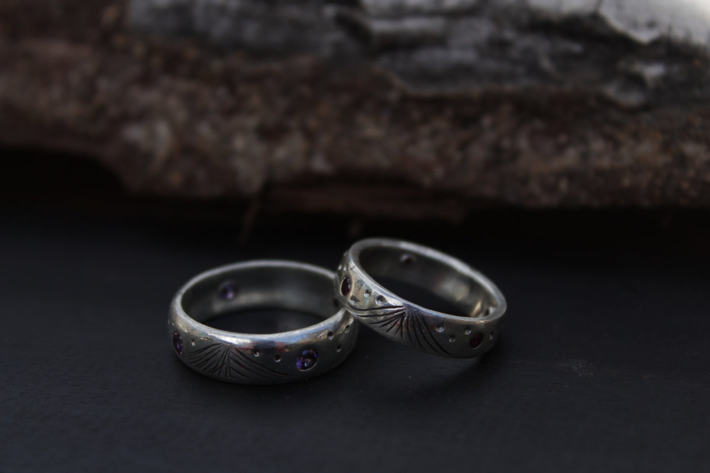 Anillos de Plata 950 Noches estrelladas