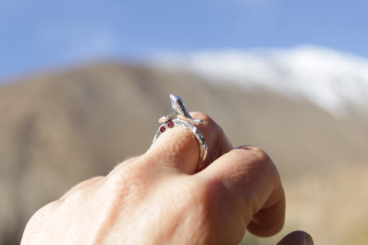Anillo de Plata 950 Ave | Joyería Artesanal Inspirada en el Valle de Elqui
