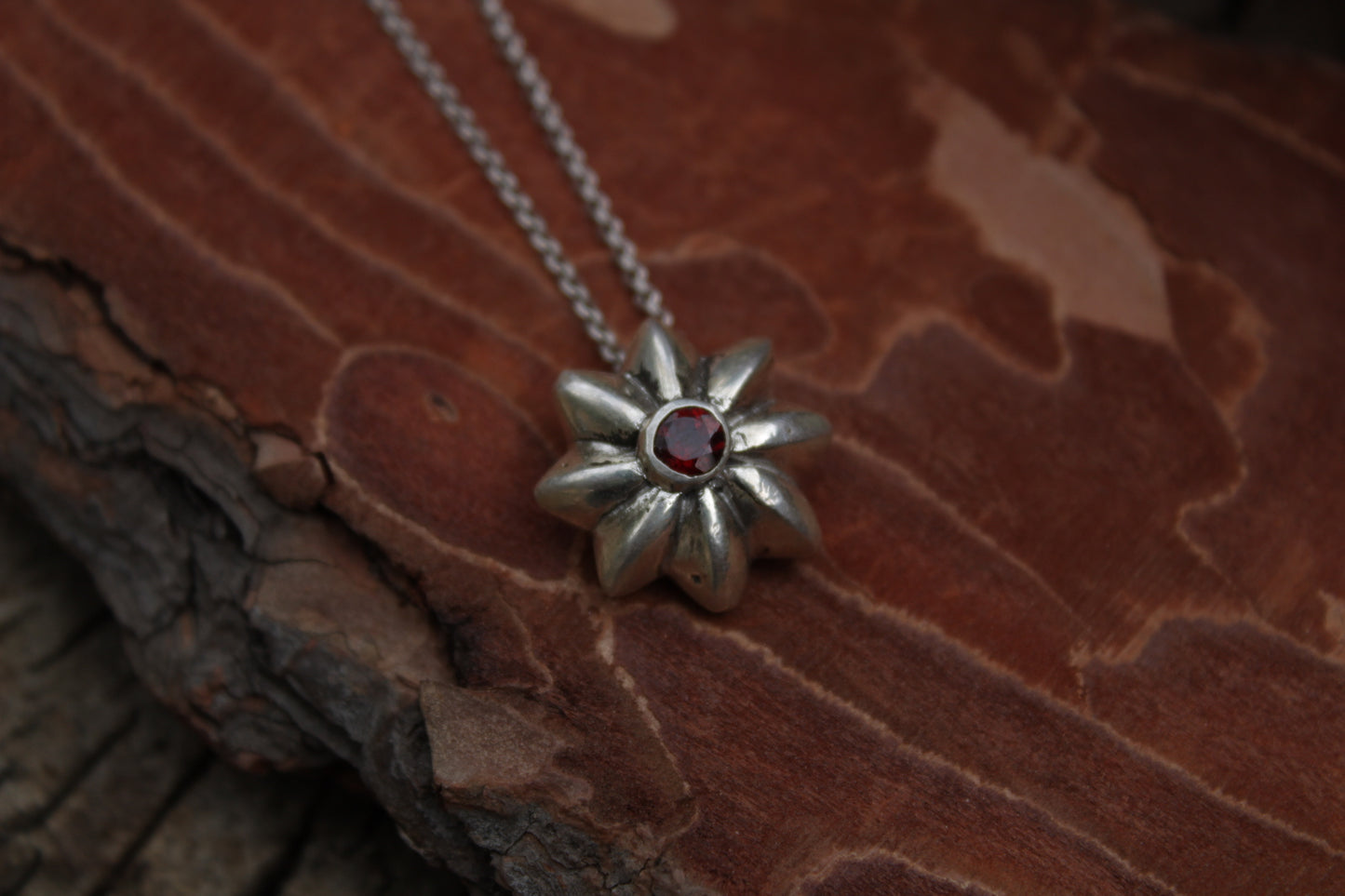 Collar San Pedro – Plata 950 y piedra natural a elección