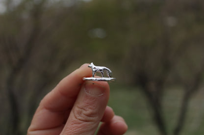 Anillo Zorrito de Plata 950