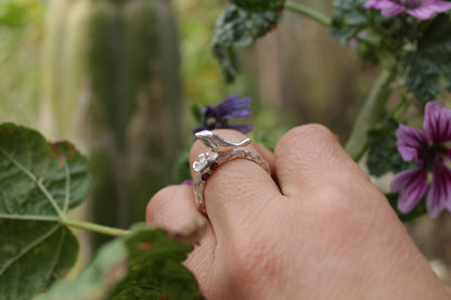 Anillo de Plata 950 Ave | Joyería Artesanal Inspirada en el Valle de Elqui