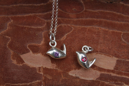 Collar de plata 950 Tococo o Chucao inspirado en los sonidos del Valle de Elqui