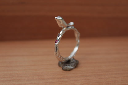 Anillo de Plata 950 Ave | Joyería Artesanal Inspirada en el Valle de Elqui
